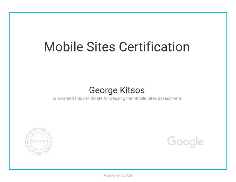 Mobile Sites Certification